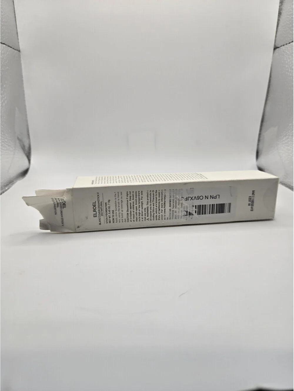 Elroel Blanc Cover Cream Stick V 202 Natural Foundation K-Beauty